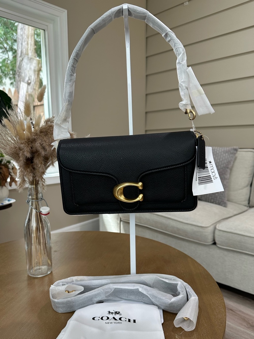 Coach Tabby 26 Pebbled Leather Shoulder Bag